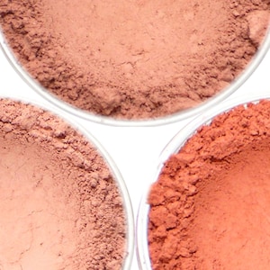 Vegan Mineral Blush Set: Matte Pink & Red Tones