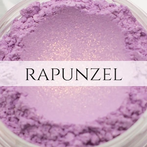 Lilac with Peachy Pink Duochrome Eyeshadow Sample Rapunzel Vegan Mineral Makeup