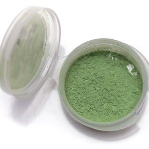 Green Shimmer Eyeshadow Pistachio Vegan Mineral Makeup image 7