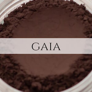 Matte Dark Brown Eyeshadow Sample Gaia Vegan Mineral Makeup