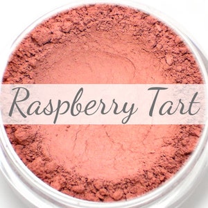 Mineral Blush Sample - &quot;Raspberry Tart&quot; (bright raspberry pink blush, matte finish) - Vegan