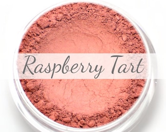 Mineral Blush Sample - "Raspberry Tart" (bright raspberry pink blush, matte finish) - Vegan