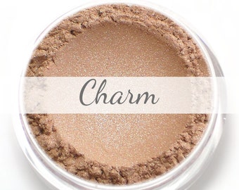 Eyeshadow Sample - "Charm" - shimmery champagne beige (Vegan) Natural Mineral Makeup