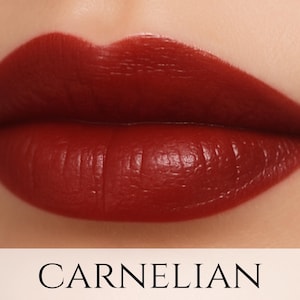 Vegan Lipstick Sample - &quot;Carnelian&quot; (natural red lipstick)