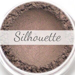 Eyeshadow Sample - "Silhouette" - taupe with pink/purple duochrome - all natural vegan mineral makeup