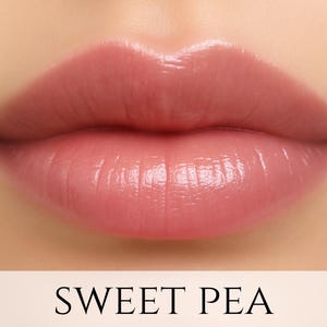 Vegan Lipstick Sample - &quot;Sweet Pea&quot; sheer natural pink mineral lip tint