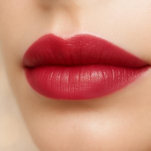Red Lipstick - &quot;Amaranth&quot; bright pink toned red