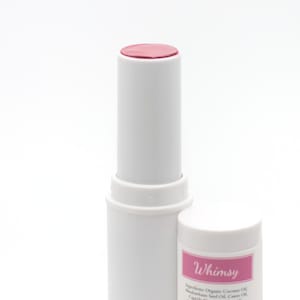Cream Blush & Lip Color Stick - Whimsy (light cool pink) | Natural, Vegan, 2-in-1 Makeup