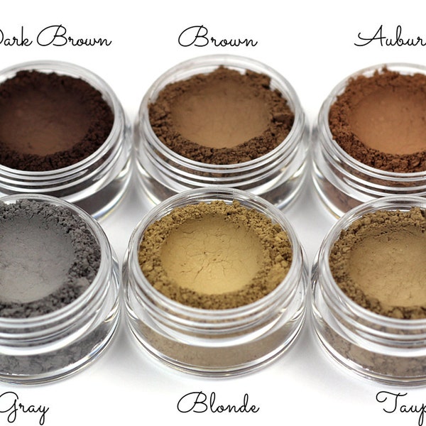 Eyebrow Powder - Vegan Mineral Eye Brow Powder Net Wt 2g Natural Mineral Makeup Pigment