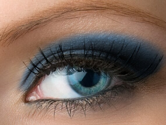 Dark blue sales eyeshadow