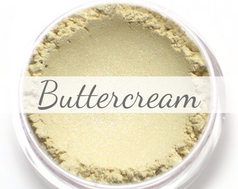 Eyeshadow Sample - "Buttercream" - shimmery/frosty cream (Vegan) Mineral Makeup