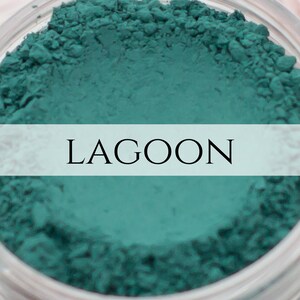Matte Teal Eyeshadow Sample Lagoon Vegan Mineral Makeup