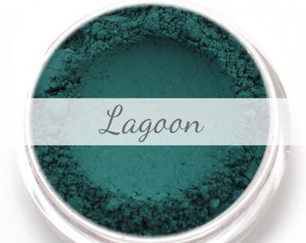Matte Teal Eyeshadow Sample - "Lagoon" - Vegan Mineral Makeup