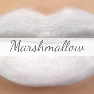 White Lipstick Sample - &quot;Marshmallow&quot; vegan mineral lipstick made with all natural ingredients