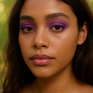 Matte Violet Purple Eyeshadow Wildflower Vegan Mineral Makeup image 2