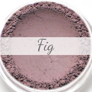 Eyeshadow Sample - "Fig" - matte purple brown - Vegan Mineral Eye Shadow