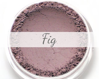 Eyeshadow Sample - "Fig" - matte purple brown - Vegan Mineral Eye Shadow