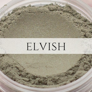 Eyeshadow Sample Elvish olive green/gray with duochrome