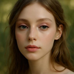 Sombra de ojos rosa con brillo dorado - &quot;Heiress&quot; - Maquillaje mineral vegano