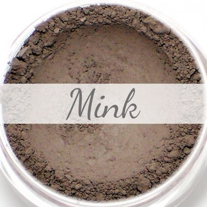 Eyeshadow Sample - "Mink" - matte taupe brown vegan mineral makeup