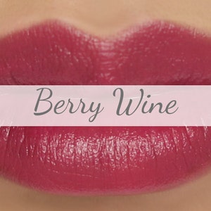 Sample Vegan Lip & Cheek Cream - "Berry Wine" (dark raspberry pink lipstick / cream blush)