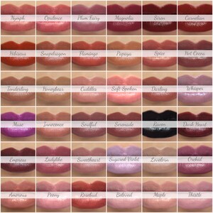 Vegan Lipstick Opulence sheer natural berry mineral lip tint pink/plum image 6