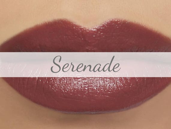 Vegan Lipstick Sample Serenade Dark Rosy Mauve Pink Lipstick Lip Tint Balm Lip Colour