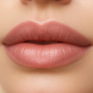 Cuddles - sheer peach lipstick, vegan lipstick made from all natural ingredients, cruelty free