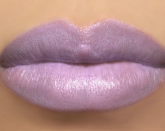 Light Purple Vegan Lipstick - "Sugared Violet" (light violet lipstick) natural lip tint, balm, lip colour