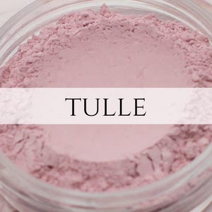 Eyeshadow Sample Tulle matte light ballet pink color all natural vegan mineral makeup