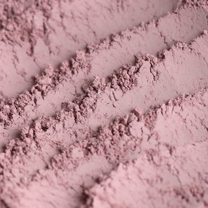 Mineral Blush Sample Precious pale baby pink blush, matte Vegan natural blush for light to medium skin image 3