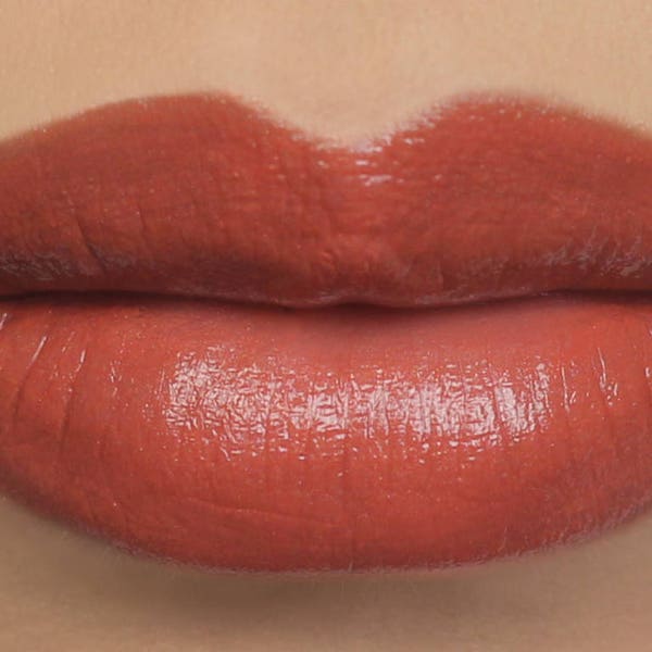 Sheer Vegan Lipstick - "Flamingo" coral orange mineral lipstick tint) natural lipstick