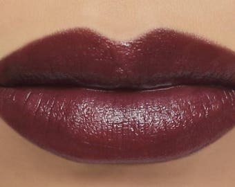 Vegan Mineral Lipstick - "Empress" dark red burgundy lipstick