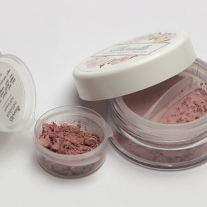 Mineral Blush Sample - "Forbidden" (muted berry pink with shimmer) - Vegan