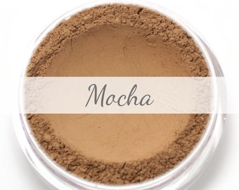 Mineral Wonder Powder Foundation Sample - "Mocha" - medium to dark shade with a neutral undertone - vegan makeup