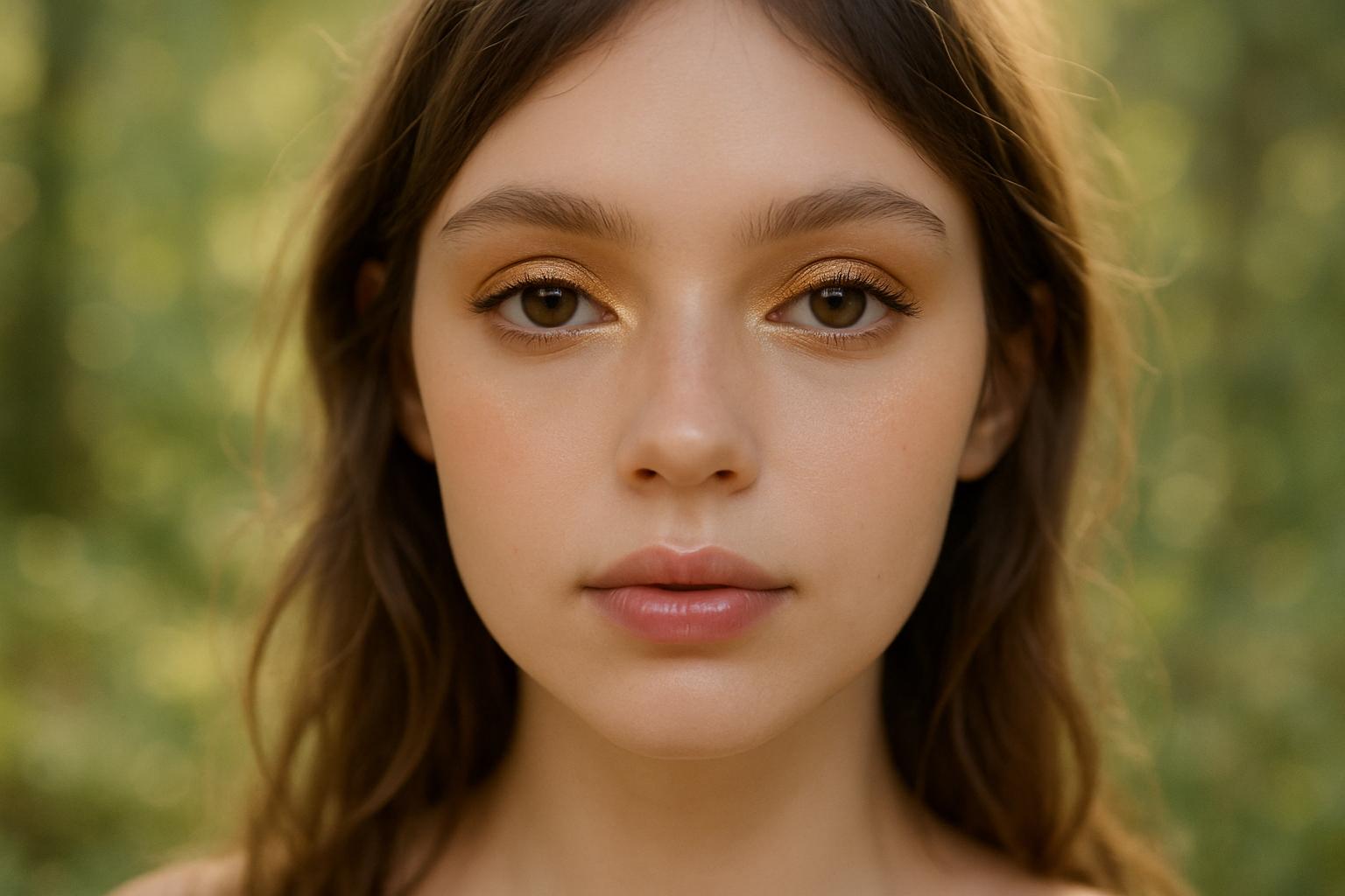 Gold Shimmer Eyeshadow - "Panpipes" - All Natural Vegan Mineral Makeup