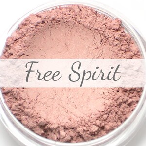 Mineral Blush Sample - "Free Spirit" (soft baby pink cheek color with shimmer) - Vegan