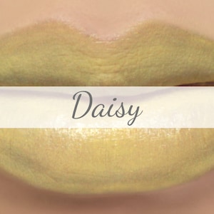 Yellow Lipstick Sample Daisy light yellow lipstick natural lip tint mineral lipstick image 1