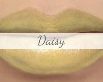 Yellow Lipstick Sample - "Daisy" (hellgelber Lippenstift) natürlicher Lippentönung mineralischer Lippenstift