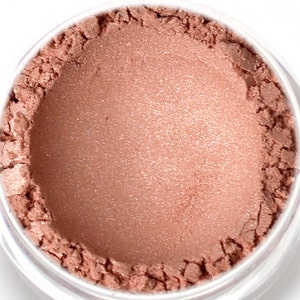 Stardust Highlighting Powder - &quot;Solstice&quot; (peachy rose gold highlight, Net Wt 3g jar) - Vegan Makeup Highlighter