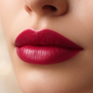 Vegan Lippenstift - "Geranie" hell beerenrosa natürlicher mineralischer Lippenstift