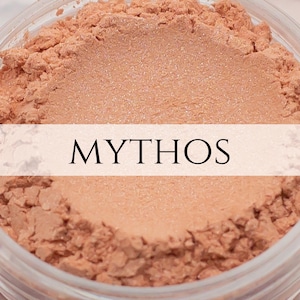 Eyeshadow Sample Mythos peach shimmer vegan mineral makeup