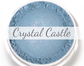 Eyeshadow Sample - "Crystal Castle" - Blue with Pink and Turquoise Shimmer