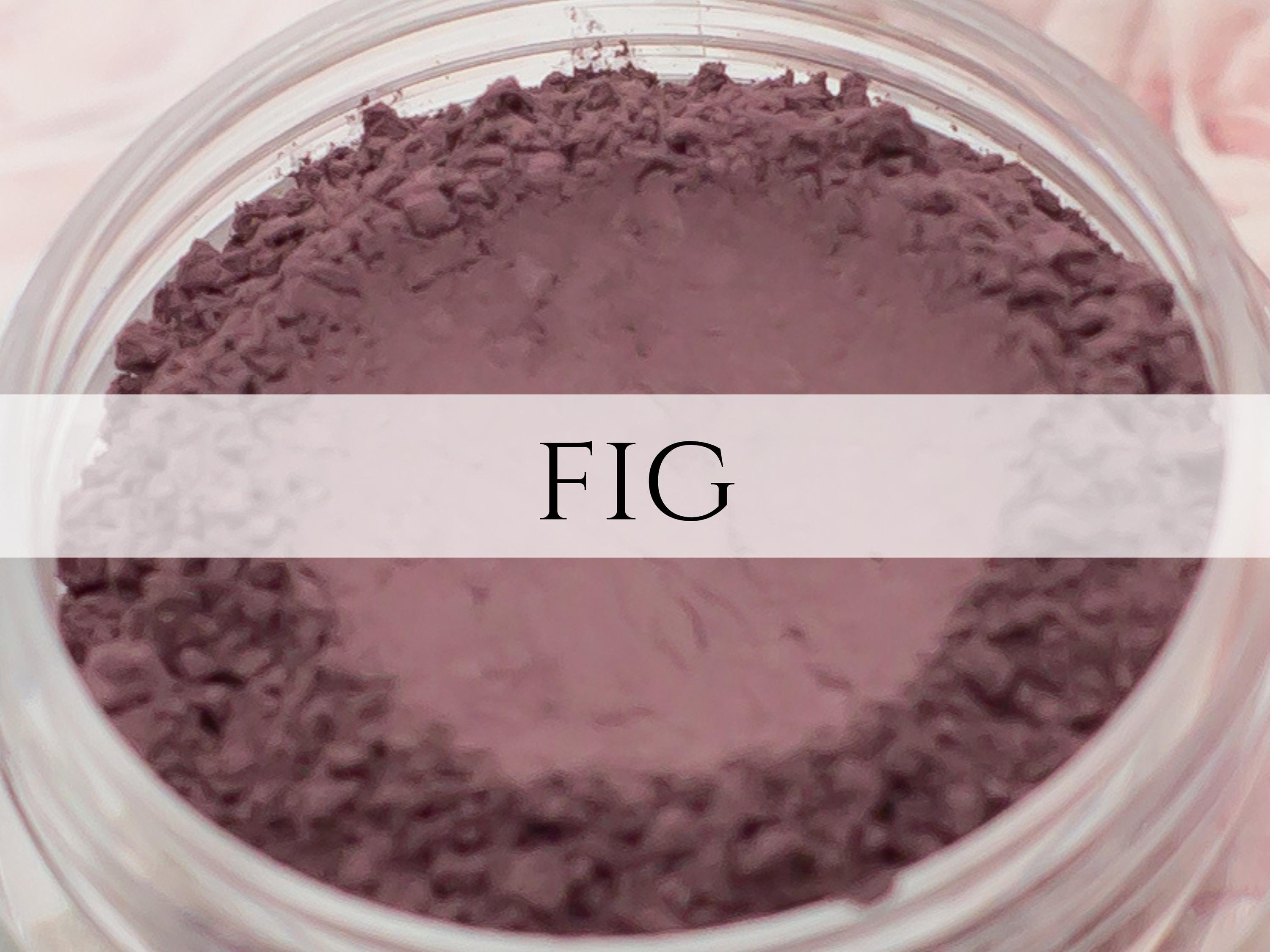 Eyeshadow Sample Fig matte purple brown Vegan Mineral Eye Shadow