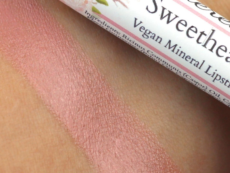 Light Pink Lipstick Sweetheart vegan natural lip tint image 2