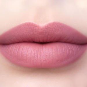 Matte Lipstick - &quot;Cherub&quot; mauve pink vegan natural lipstick