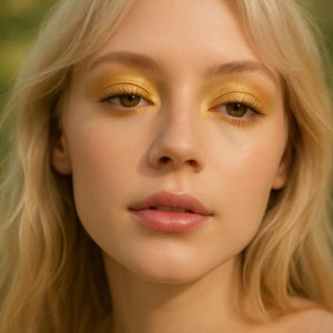 Shimmery Yellow Eyeshadow: Vegan Mineral Makeup - &quot;Buttercup&quot;