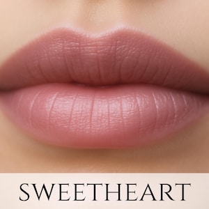 Lipstick Sample - &quot;Sweetheart&quot; light pink - natural vegan lip color