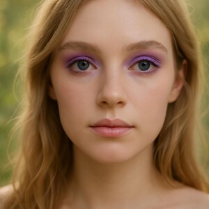 Matte Violet Purple Eyeshadow Wildflower Vegan Mineral Makeup image 3