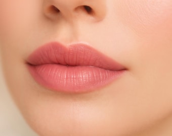 Cream Blush & Lip Color Stick - Fae (light peach/peachy pink) | Natural, Vegan, 2-in-1 Makeup